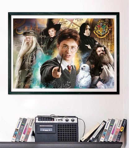 Clementoni 39787 Harry Potter – 1000 Teile – Puzzle für Erwachsene, hergestellt in Italien, Mehrfarbig