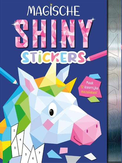 Coole Shiny Stickers Stickerboek Magische Wezens 12 Mozaieken