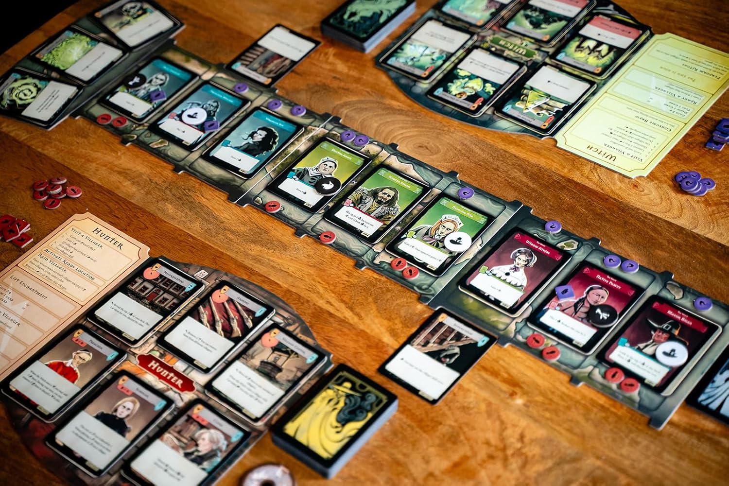 Capstone Games Pagan: The Fate of Roanoke - Dueling Witch & Hunter Asymmetrical Deduction Card Game Filled with Intrigue & Mystery, 2 Players, 60 Mins
