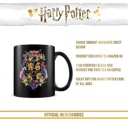 Pyramid International Harry Potter Ceramic Mug with Hogwarts Crest Design in Presentation Box - Official Merchandise