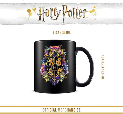 Pyramid International Harry Potter Ceramic Mug with Hogwarts Crest Design in Presentation Box - Official Merchandise