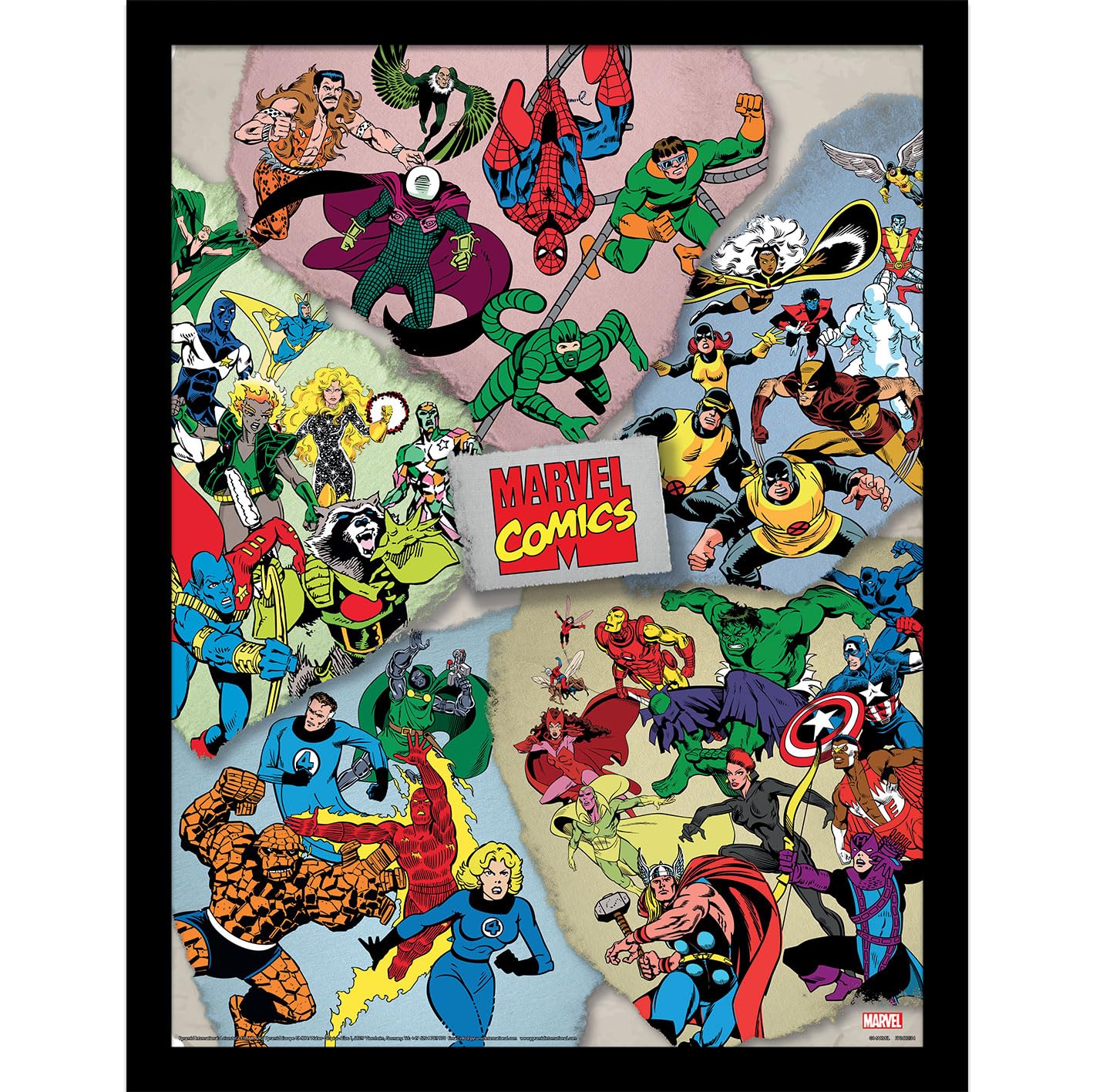 MARVEL (TORN HEROES - IAN) 30X40  AMAZON - PRINCES TRUST