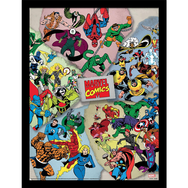 MARVEL (TORN HEROES - IAN) 30X40  AMAZON - PRINCES TRUST