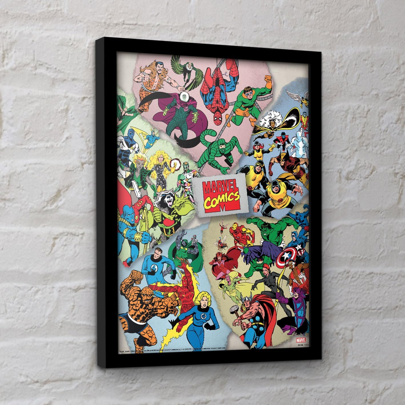 MARVEL (TORN HEROES - IAN) 30X40  AMAZON - PRINCES TRUST