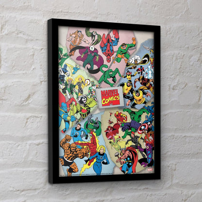 MARVEL (TORN HEROES - IAN) 30X40  AMAZON - PRINCES TRUST