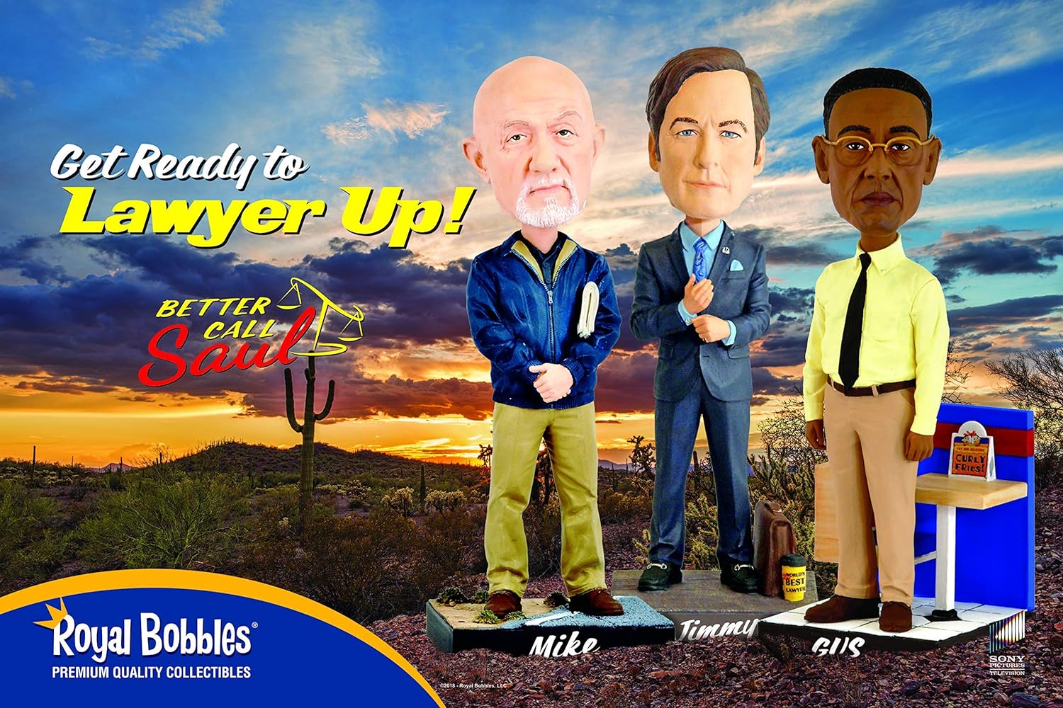 Royal Bobbles Better Call Saul Gustavo “Gus” Fring Bobblehead