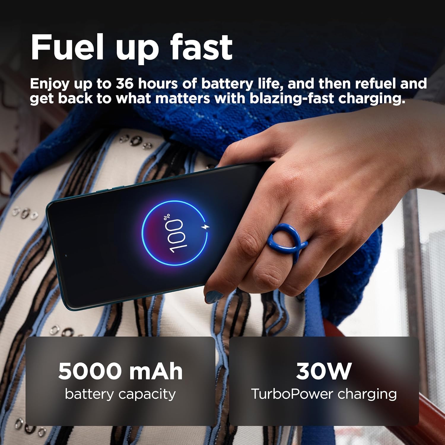Moto G75 8+256 Aqua Blue