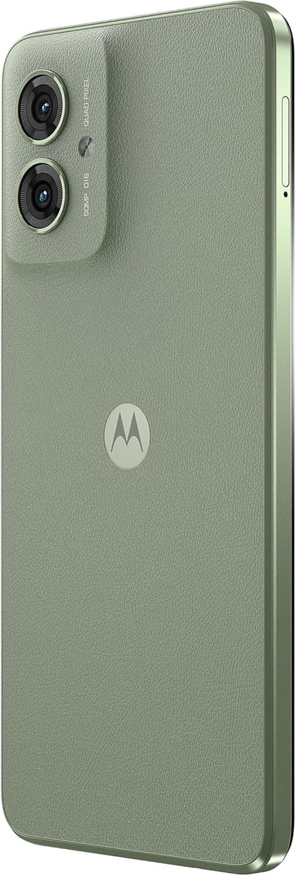 Motorola Moto G55 5G(6.49''Full HD+ 120Hz,Water-repellent IP52,50MP camera with OIS, 68W TurboPower charging,5000mAh battery,Dolby Atmos audio,Android 14,MediaTek Dimensity 7025,dual SIM),Smoky Green