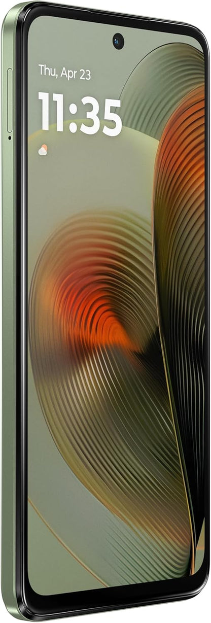 Motorola Moto G55 5G(6.49''Full HD+ 120Hz,Water-repellent IP52,50MP camera with OIS, 68W TurboPower charging,5000mAh battery,Dolby Atmos audio,Android 14,MediaTek Dimensity 7025,dual SIM),Smoky Green