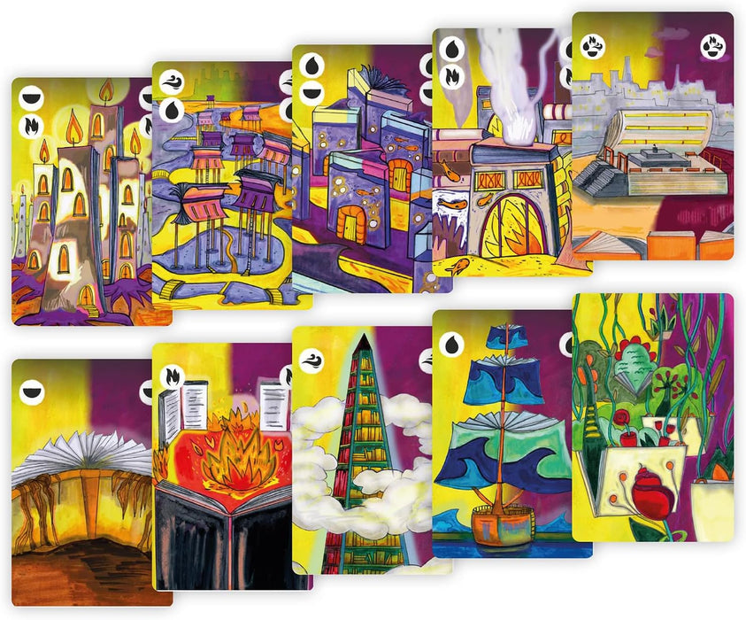 Urbion - Juego de cartas - Juego de estrategia de equilibrio de sueños en solitario y cooperativo, juego de ritmo rápido con 7 expansiones para niños y adultos a partir de 10 años, 1-2 jugadores