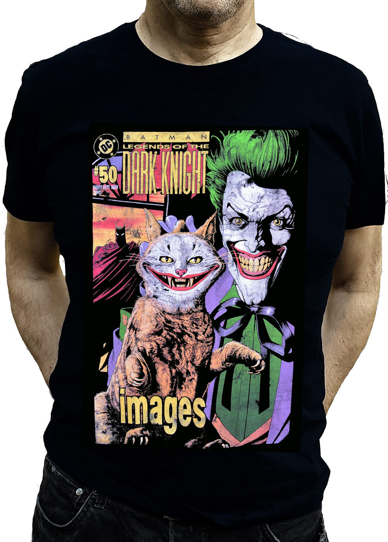Last Level Camiseta Joker Comic Portrait Talla M