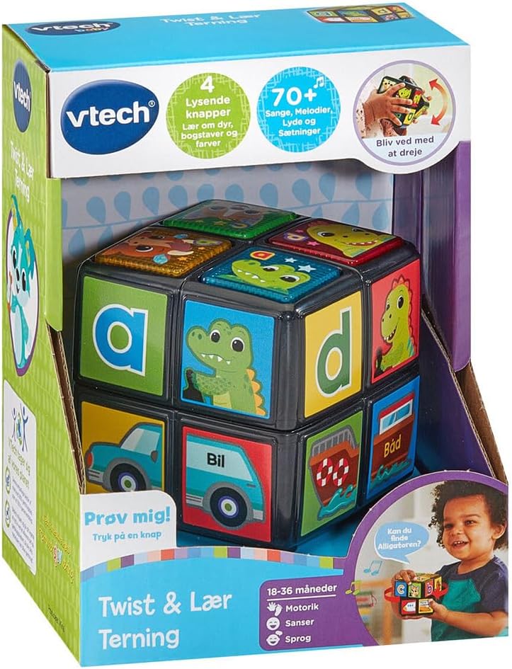 Vtech Twist & Teach Animal Cube DK
