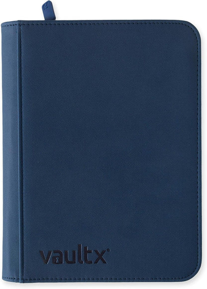 Vault X Premium Exo-Tec Zip Binder 4 Pocket, 20 Double-Sided Pages, 160 Side-Loading Slots for Board, Collectible or Trading Card Game Protective Folder Album