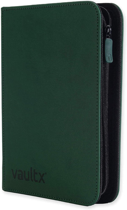 Vault X Premium Exo-Tec Zip Binder 4 Pocket, 20 Double-Sided Pages, 160 Side-Loading Slots for Board, Collectible or Trading Card Game Protective Folder Album