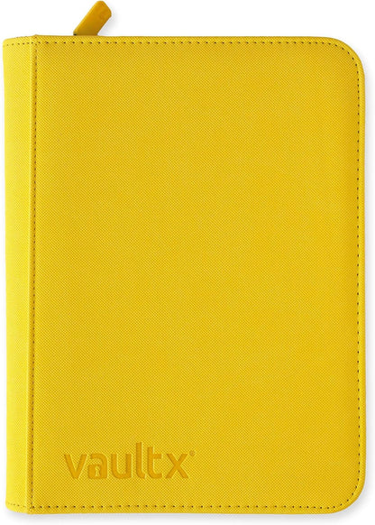 Vault X Premium Exo-Tec Zip Binder 4 Pocket, 20 Double-Sided Pages, 160 Side-Loading Slots for Board, Collectible or Trading Card Game Protective Folder Album