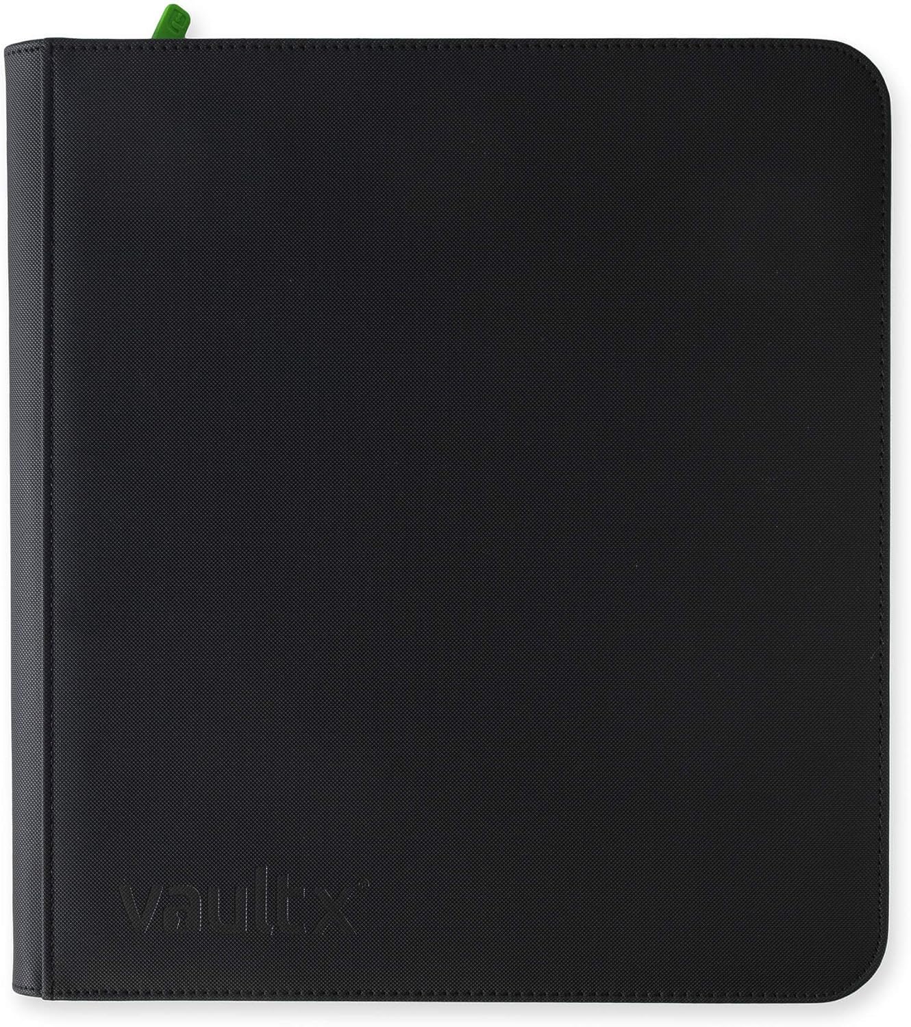 Vault X Premium Exo-Tec XL Zip Binder - 12 Pocket XL Trading Card Album Folder - 624 Side Loading Pocket Binder for TCG (Black)