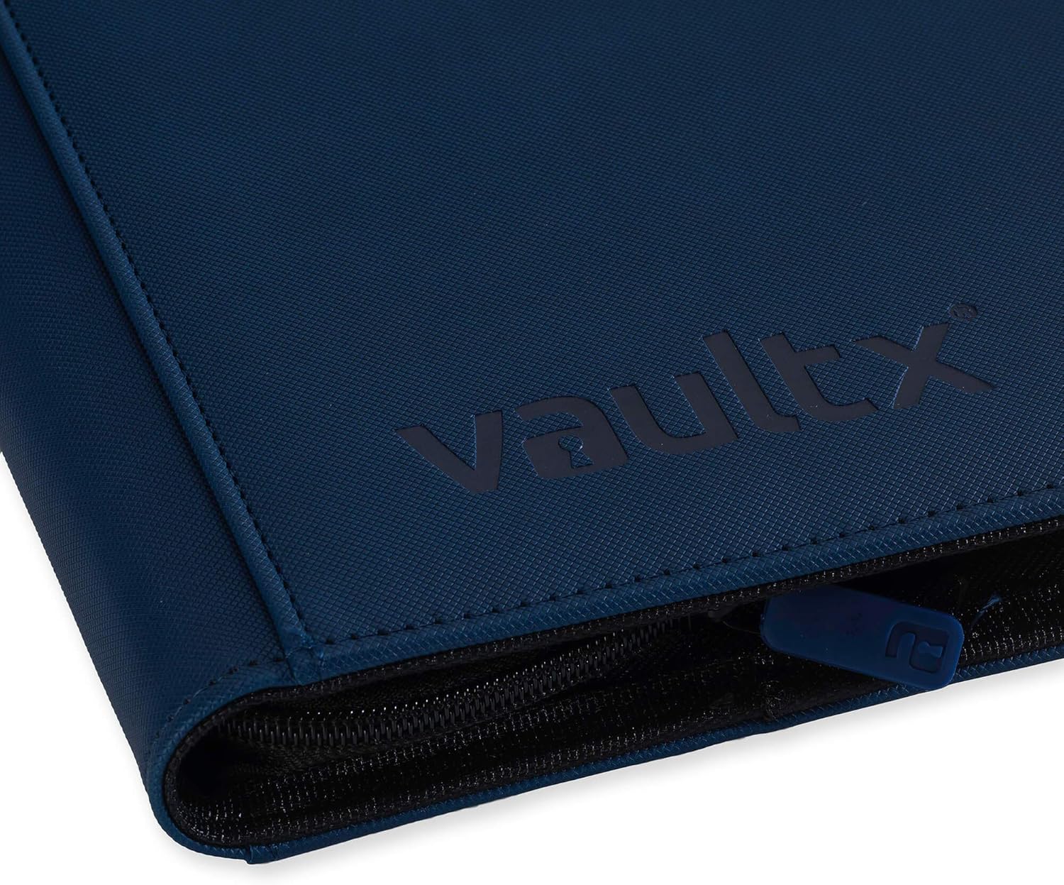 Vault X Premium Exo-Tec XL Zip Binder - 12 Pocket XL Trading Card Album Folder - 624 Side Loading Pocket Binder for TCG (Blue)
