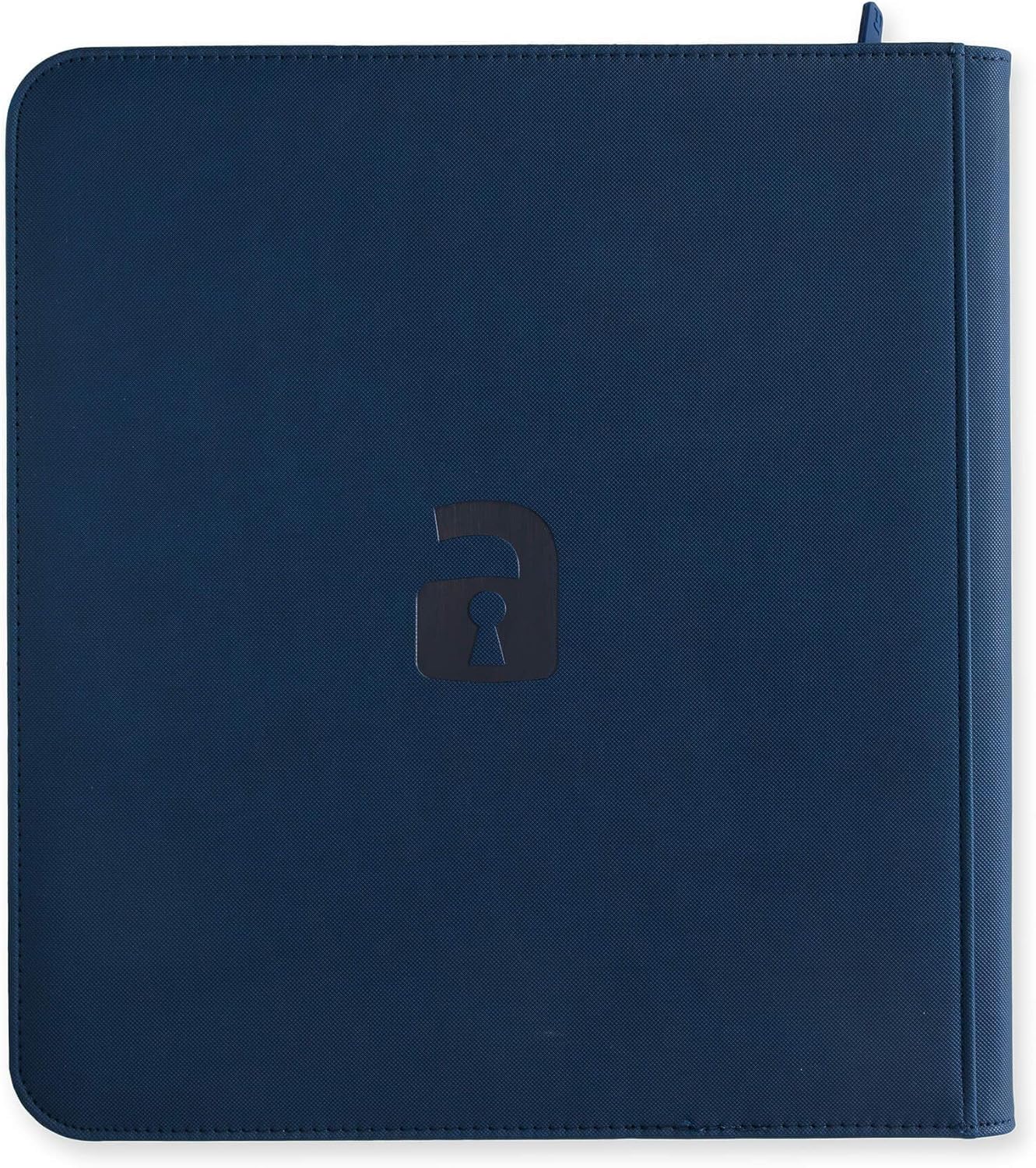Vault X Premium Exo-Tec XL Zip Binder - 12 Pocket XL Trading Card Album Folder - 624 Side Loading Pocket Binder for TCG (Blue)