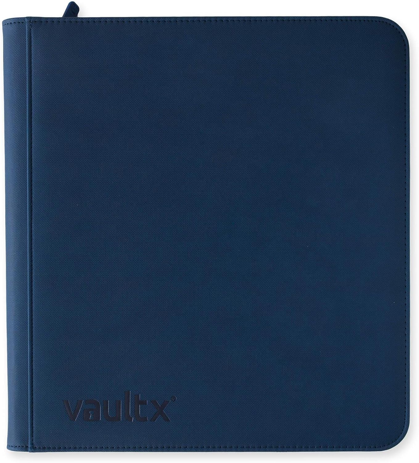 Vault X Premium Exo-Tec XL Zip Binder - 12 Pocket XL Trading Card Album Folder - 624 Side Loading Pocket Binder for TCG (Blue)