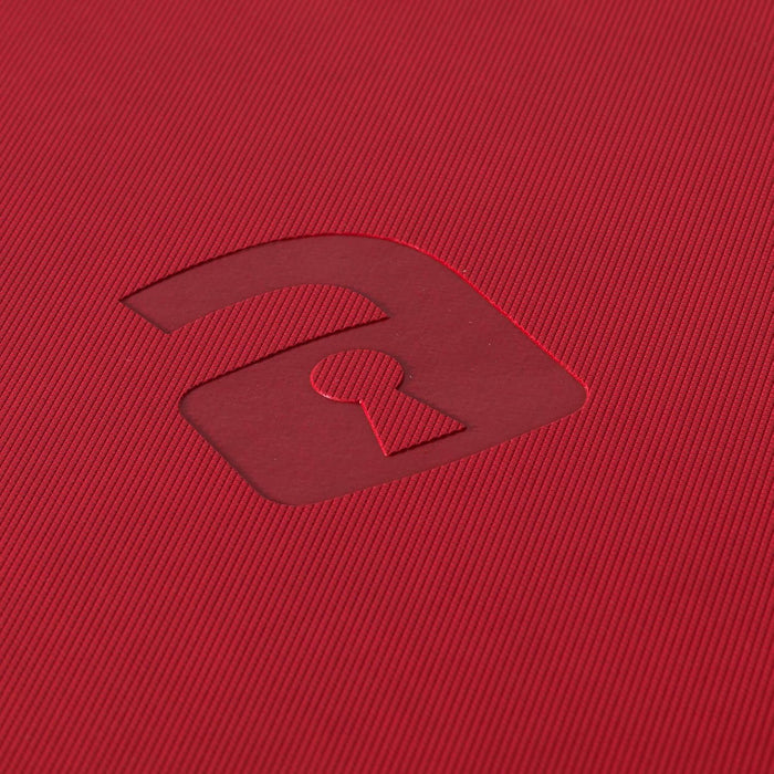 Vault X Premium Exo-Tec XL Zip Binder - 12 Pocket XL Trading Card Album Folder - 624 Side Loading Pocket Binder for TCG (Red)