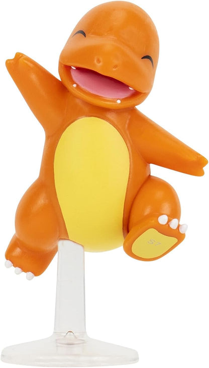 Pokémon PKW3582 - Battle Figure Pack - Galar-Flampion & Glumanda, offizielle detaillierte Figuren, je 5 cm