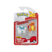 Pokémon PKW3582 - Battle Figure Pack - Galar-Flampion & Glumanda, offizielle detaillierte Figuren, je 5 cm