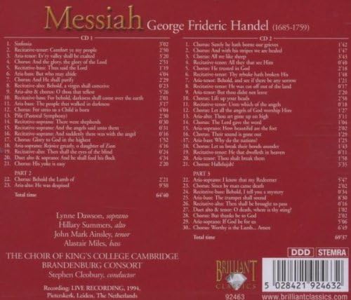 Messiah (Cleobury, King's College Choir)