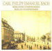 1-CD C.P.E. BACH - BERLINER SYMPHONIEN - HARTMUT HAENCHEN (SCHIJFJE IS UITSTEKEND, 1 NOTITIE AAN DE ACHTERZIJDE VAN DE BOOKLET IN POTLOOD)