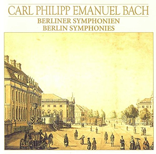 1-CD C.P.E. BACH - BERLINER SYMPHONIEN - HARTMUT HAENCHEN (SCHIJFJE IS UITSTEKEND, 1 NOTITIE AAN DE ACHTERZIJDE VAN DE BOOKLET IN POTLOOD)
