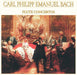 1-CD C.P.E. BACH - FLUTE CONCERTOS - MACHIKO TAKAHASHI - CONCERTGEBOUW CHAMBER ORCHESTRA / ROLAND KIEFT (DISC IS EXCELLENT, 1 SMALL NOTATION ON THE BACKSIDE OF THE BOOKLET)