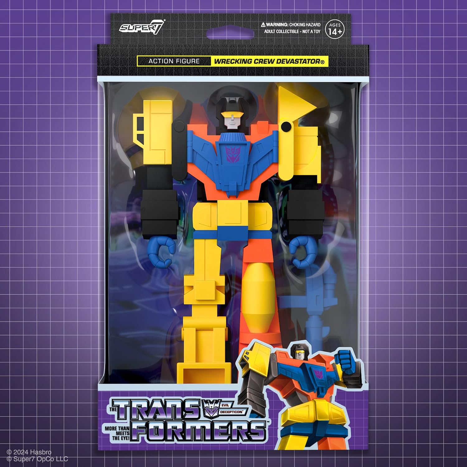 Super7 Transformers Reaction Figures - Devastator Actionfigur