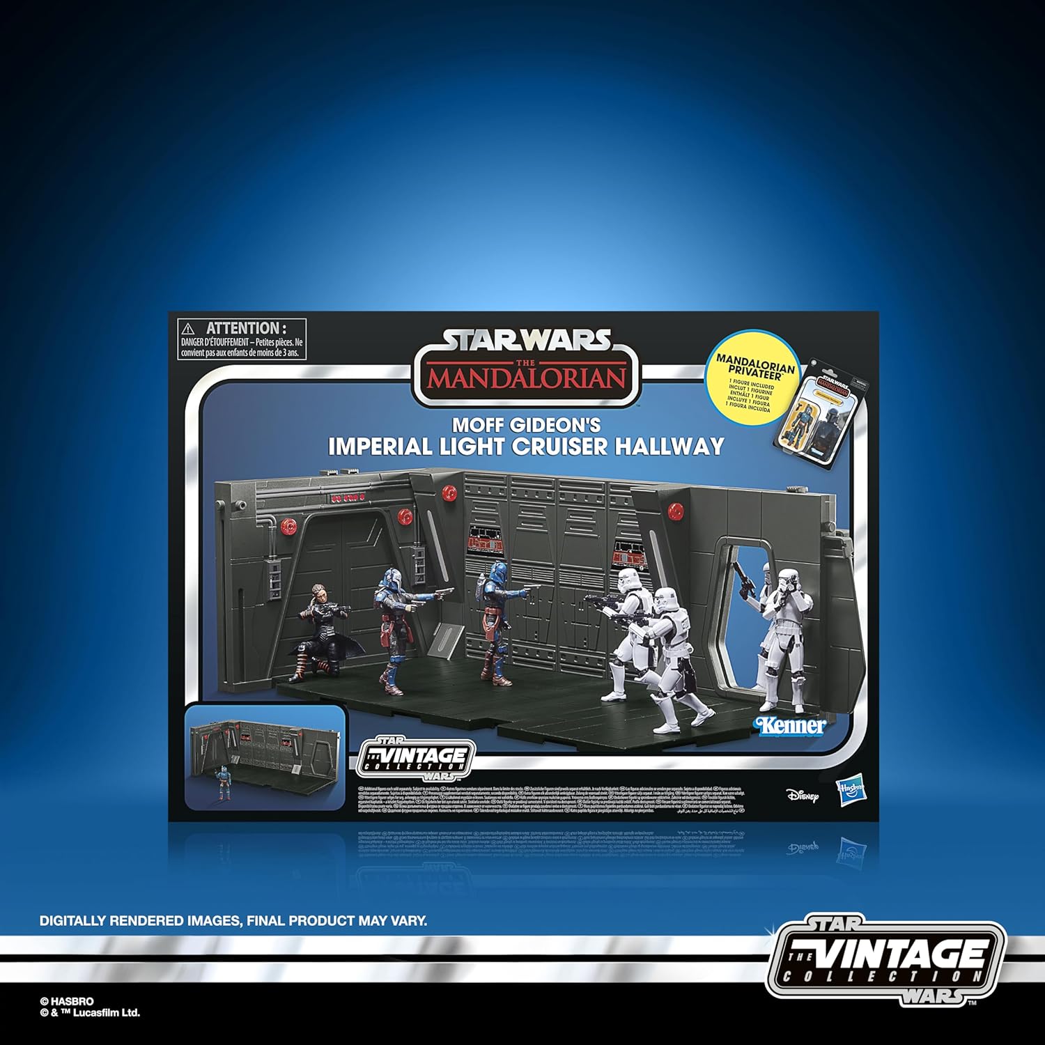 Star Wars The Vintage Collection Moff Gideon Imperial Light Cruiser Hallway, Star Wars: The Mandalorian Spielset (Skala 9,5 cm