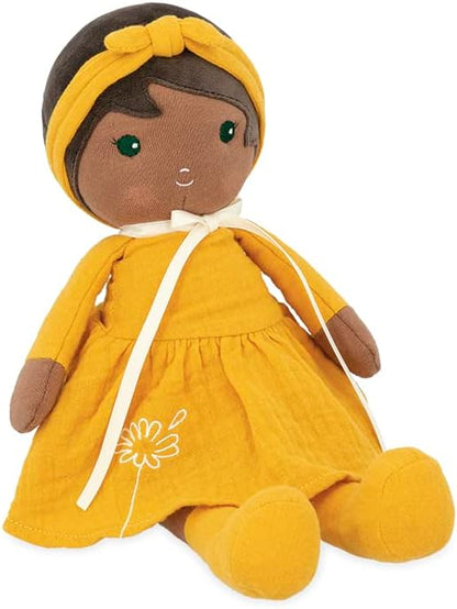 Kaloo - Tendresse - Naomie - My 1st Fabric Doll - 32 cm Fabric Doll - Yellow Dress - Pretty Gift Box and Customisable Ribbon - 0 Months +, K200009 32 cm / 12,5 inch