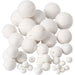 Watteb?lle - Sortiment D: 12+15+20+30+40+50 Mm 42 Stck. Wei