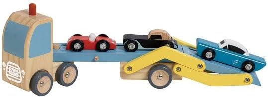 Classic World Wooden Transporter with 3 Cars