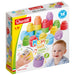Quercetti MOMY Soft Happy Sounds 18 Pieces, Soft Plastic Construction Set with Rattles, Multi-Coloured Building Blocks for Infants and Toddlers Ages 6-36 Months