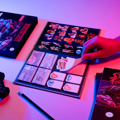 Grupo Erik Notebook A5 - Street Fighter | Sticky Notes & Stickers & Gift Box | Notebooks A5, Notepads A5, A5 Notepad, Sketchbook A5 | Gamer Gifts, Gaming Desk Accessories