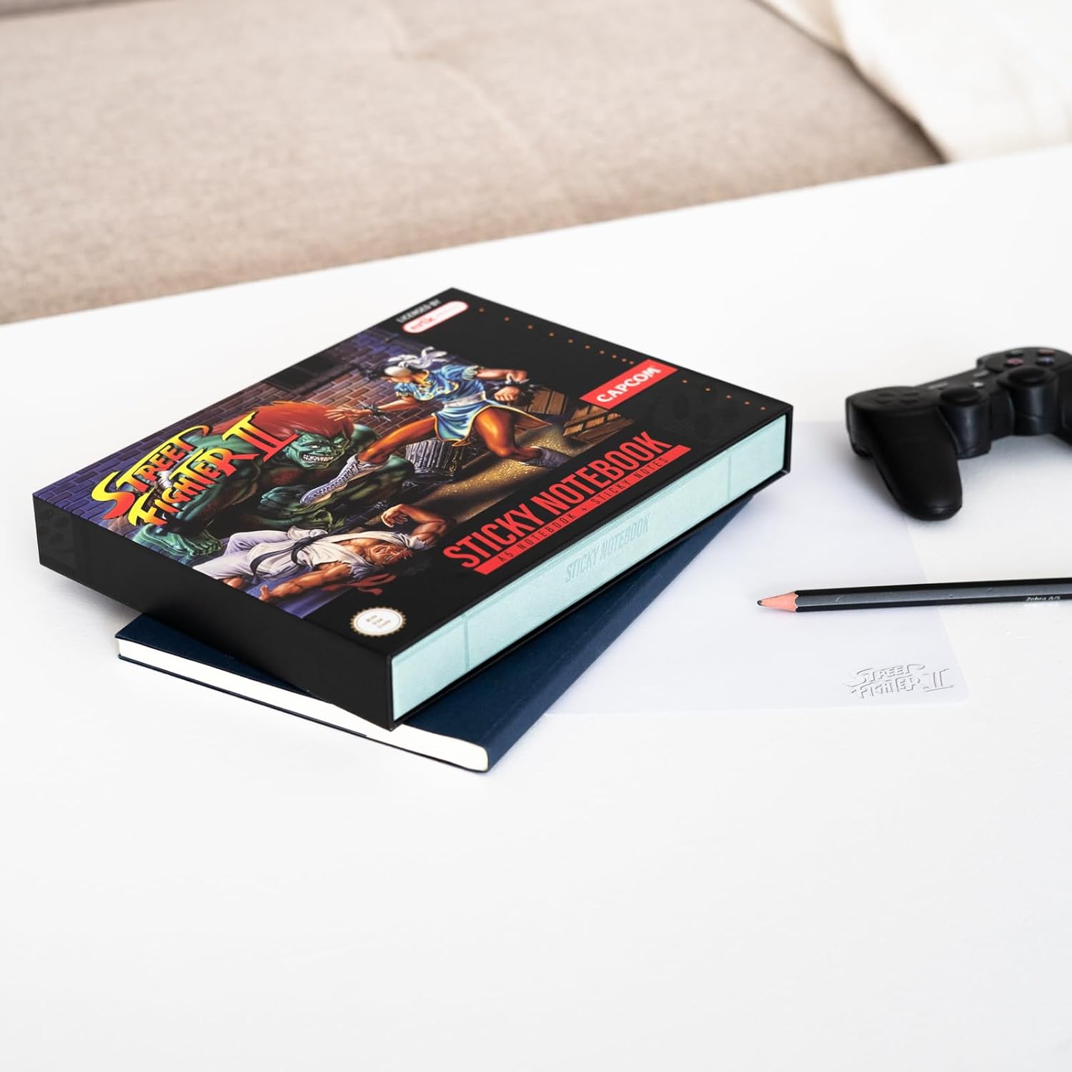 Grupo Erik Notebook A5 - Street Fighter | Sticky Notes & Stickers & Gift Box | Notebooks A5, Notepads A5, A5 Notepad, Sketchbook A5 | Gamer Gifts, Gaming Desk Accessories