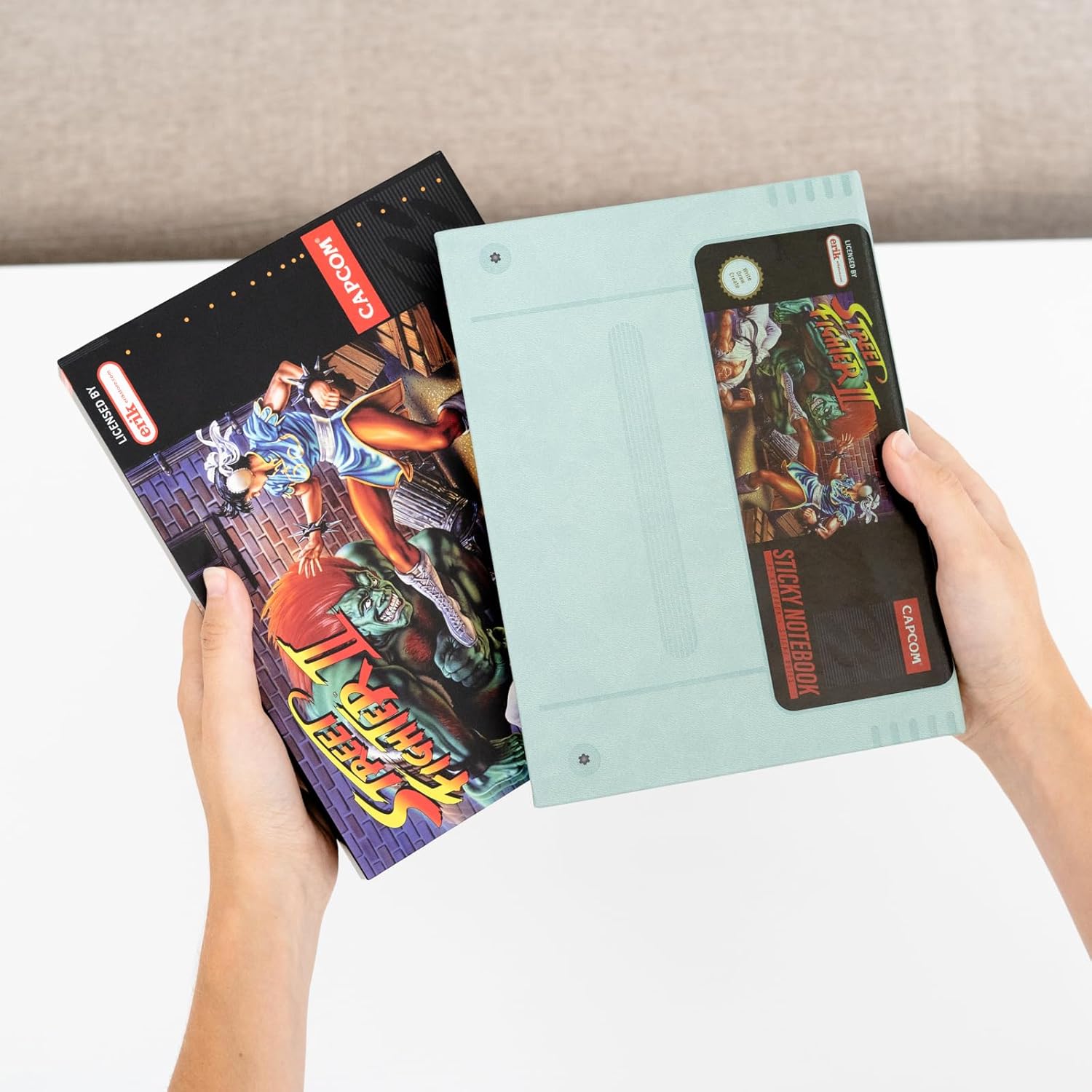 Grupo Erik Notebook A5 - Street Fighter | Sticky Notes & Stickers & Gift Box | Notebooks A5, Notepads A5, A5 Notepad, Sketchbook A5 | Gamer Gifts, Gaming Desk Accessories