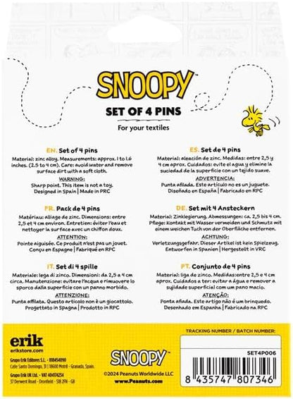 Grupo Erik: Set Spille con Licenza ufficiale, Set 4 Spillette Personalizzate, Spille Smaltate in metallo