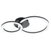 Eglo - Paranday-Z Ceiling Lamp W/Circles Black 44.5X30 - Tw - Zigbee, Bluetooth