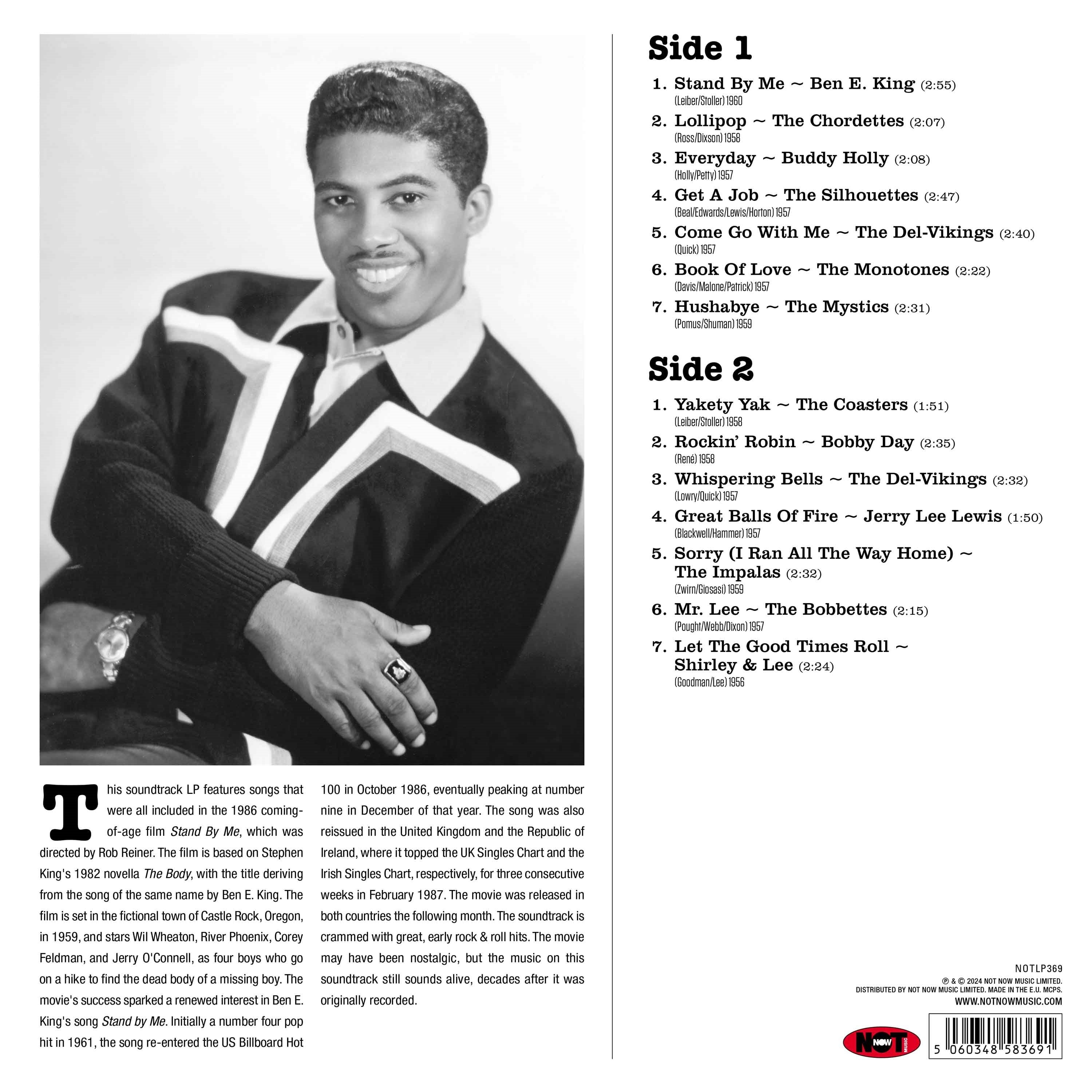 Stand By Me: Music Featured in the Motion Picture Soundtrack