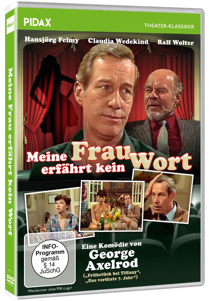 Meine Frau erfährt kein Wort / Turbulente Komödie mit Hansjörg Felmy, Claudia Wedekind und Ralf Wolter (Pidax Theater-Klassiker