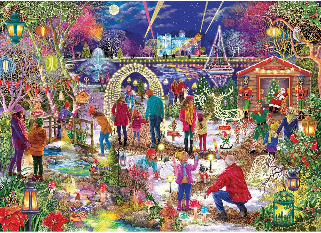 Gibsons Enchanted Christmas Limited Edition 2024 | 1000 Piece Jigsaw Puzzle | Great Fun Festive Gift | Sustainable Jigsaw Puzzle for Adults | Gibsons Games