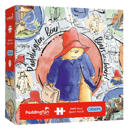 Paddington 1000 Piece Jigsaw Puzzle for Grown Ups | Paddington Bear | Gibsons | B Corp