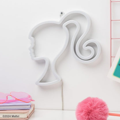 Barbie LED Neon Light - Officially Licensed Iconic Pink Doll Shaped Lamp, USB Powered, Girls Bedroom Accessories & Decor | Paladone