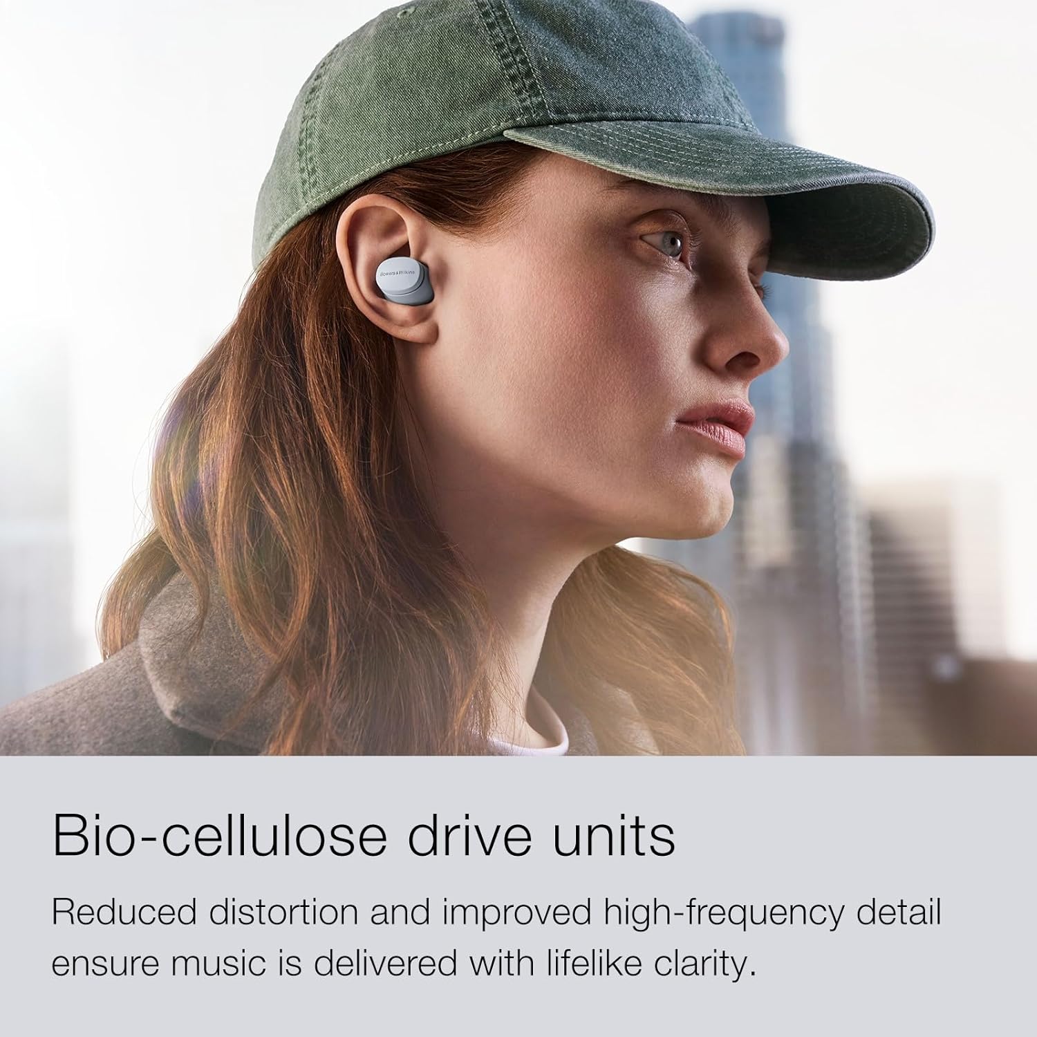 Bowers & Wilkins Pi6 True Wireless Noise Cancelling Earbuds with Bluetooth aptX, 24-bit Wireless Connection, and 6 Built-in Microphones – Storm Grey