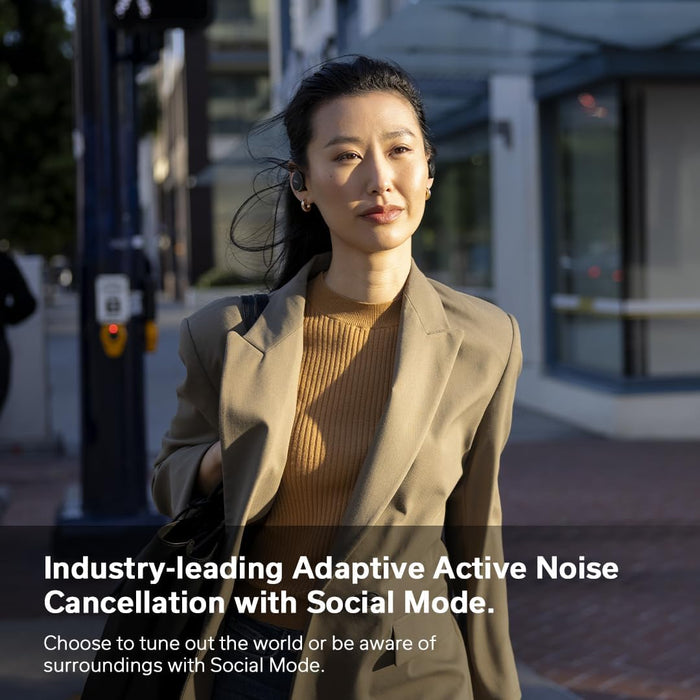 Denon PerL Pro True In Ear Wireless Earbuds, Personalised Sound Profile, Noise Cancelling Earbuds, Water Resistant Earphones, with Built in Microphones and Long Battery Life, Black Denon PerL Pro Black