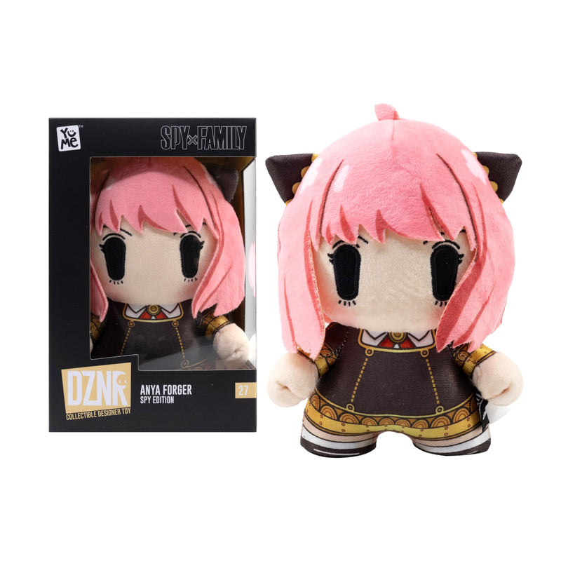 YuMe DNR Spy x Family Plush Toy - Anya Forger 7" Hero Box Collectable | Officially Licensed Manga Merchandise | Soft Toys Gift for Kids, Adults & Fans | Get all 3 Operation Strix Edition Plushies