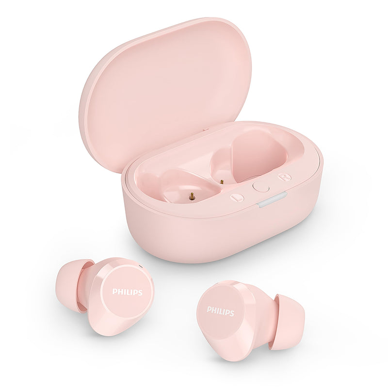 PHILIPS TAT1209PK True Wireless In Ear Bluetooth Headphones - Small Buds, Great Value, Natural Sound with Dynamic Bass, Clear Calls and Pocket-Sized Charging Case